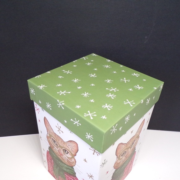 Travel Latte Cup GiftBox Christmas Cat 17oz HG1515 - Picture 7 of 8